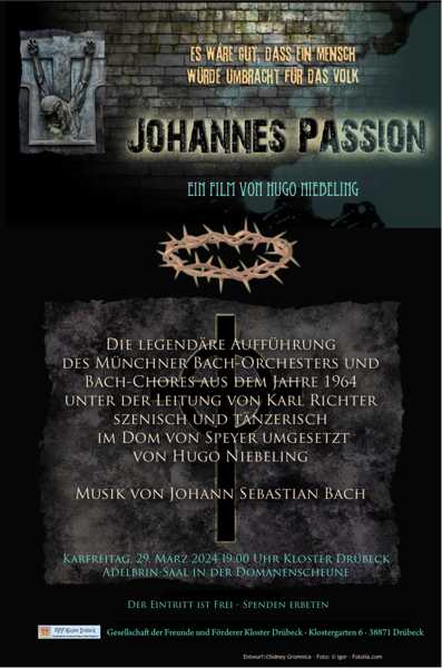 Johannespassion Plakat