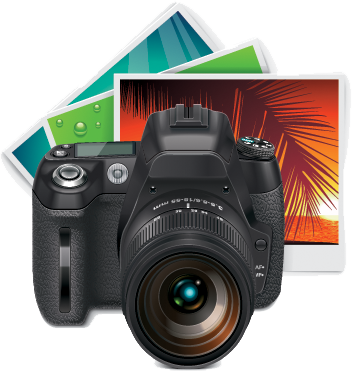 Camera mit Bildern